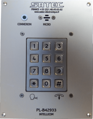 Platine encastrable satec